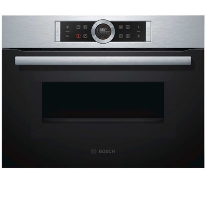 Picture of Bosch: Bosch CMG633BS1B Stainless Steel Compact Oven With Microwave