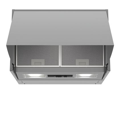 Picture of Bosch: Bosch DEM63AC00B Brushed Steel Integrated Cooker Hood